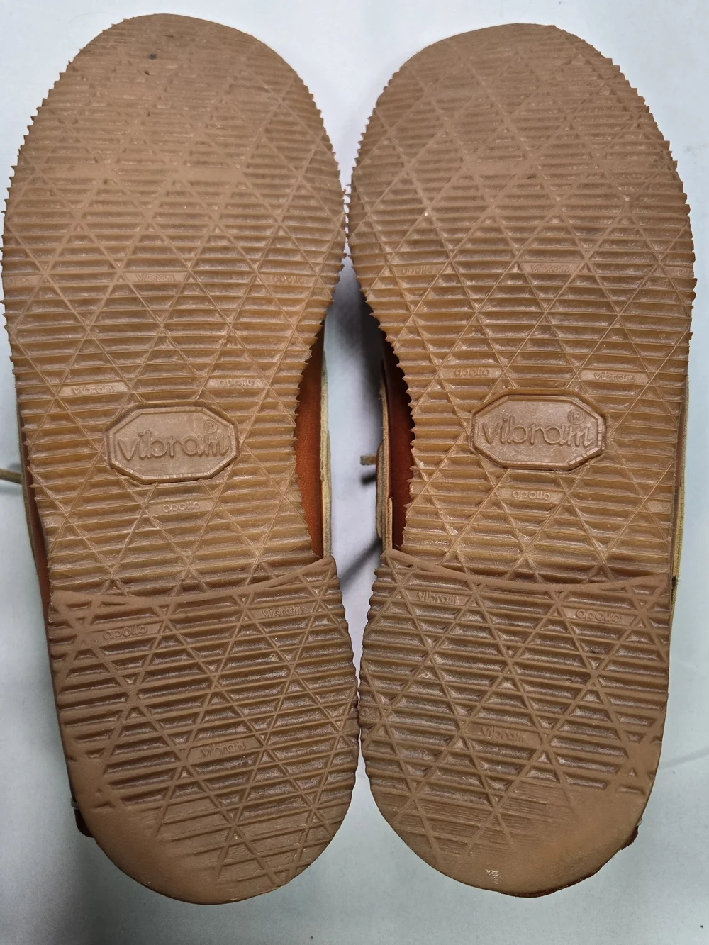 Vintage TIMBERLAND 3 Eye Boat Shoes Mens 8 Orange Brown Leather Custom Resoled